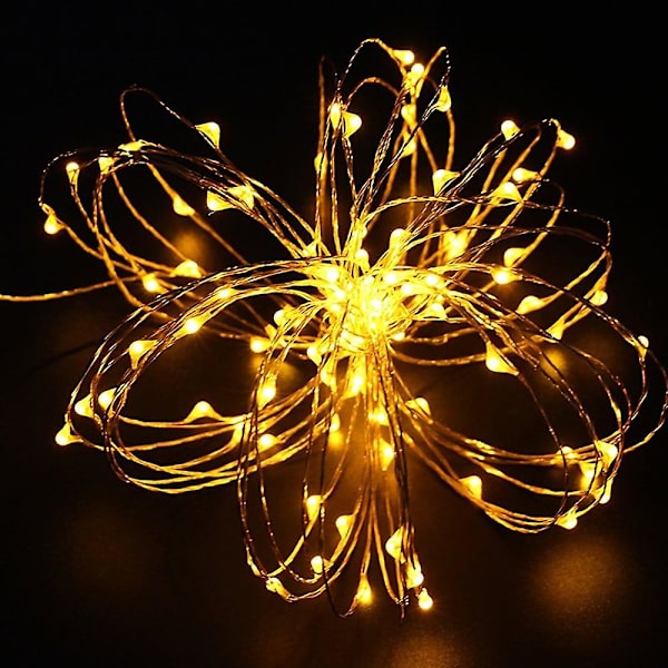 Minetom Fairy Lights 33ft 100 LED Vattentäta Eldflugslampor