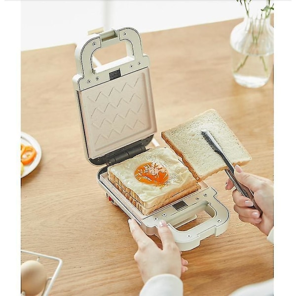 Elektrisk Sandwichmaker Husholdning Non-Stick Vaffeljern