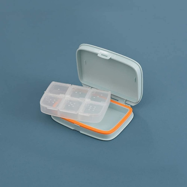 Daglig Pilleboks Organizer Container Portable Travel Medicine Pille Etui