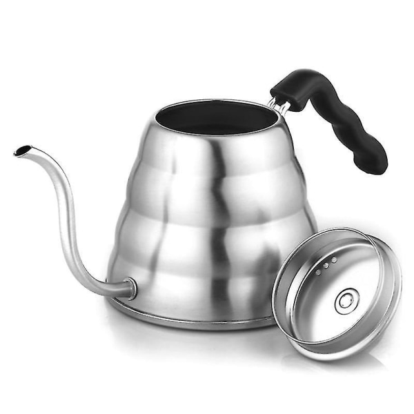 1,2 l rustfrit stål Gooseneck kaffedrypkande tekande.
