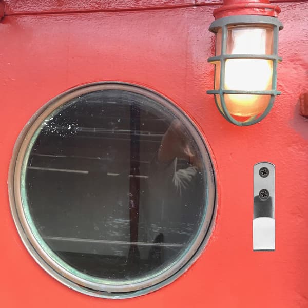 Bådvægkrog i rustfrit stål 107x25mm Multifunktionel Lille Krog