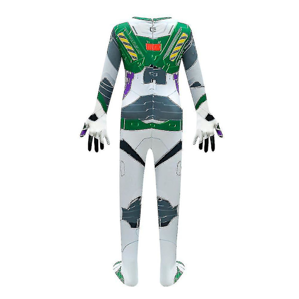Buzz Lightyear Outfit Barnkläder Jumpsuit + Mask Fancy Up Ranger Kostym 7-8 Years