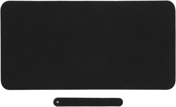 Ekstra stor musematte i korklær 60x30cm Sklisikker kontorbordmatte Stropp Solid bordmatte