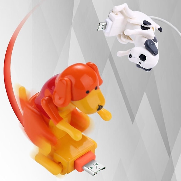 Humping Dog Hurtigladerkabel for iPhone og Android