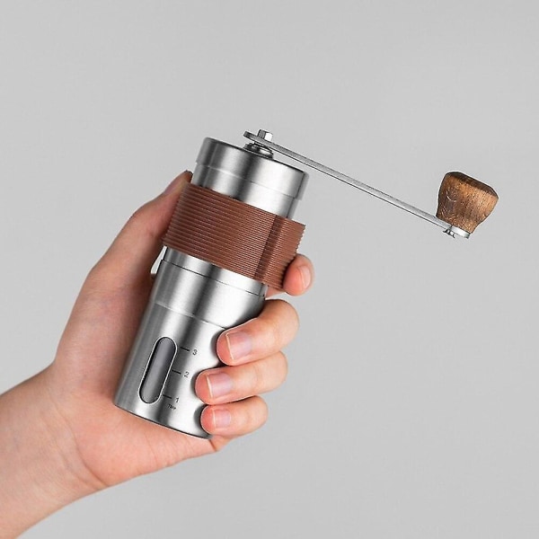 Manuell kaffekvern 45mm kaffemølle i rustfritt stål