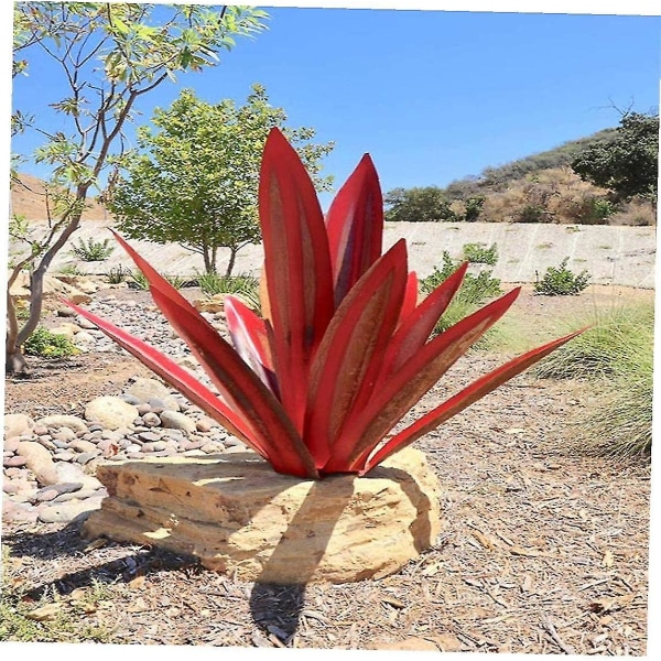Rustikk Tequila Metallskulptur Agave Jernkunst Agave Skulptur Statue Hage Hagekunst Dekorasjon Orna