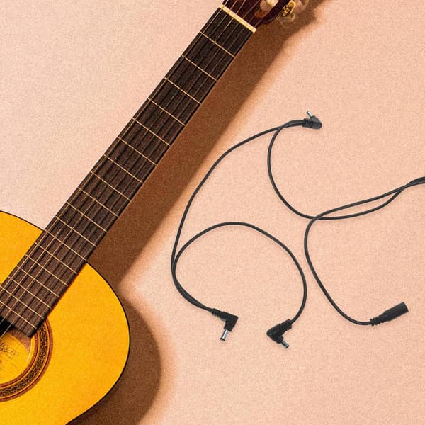 Gitarpedal patchkabel for elektronisk utstyr og gitareffekter med PVC- og kobbermateriale