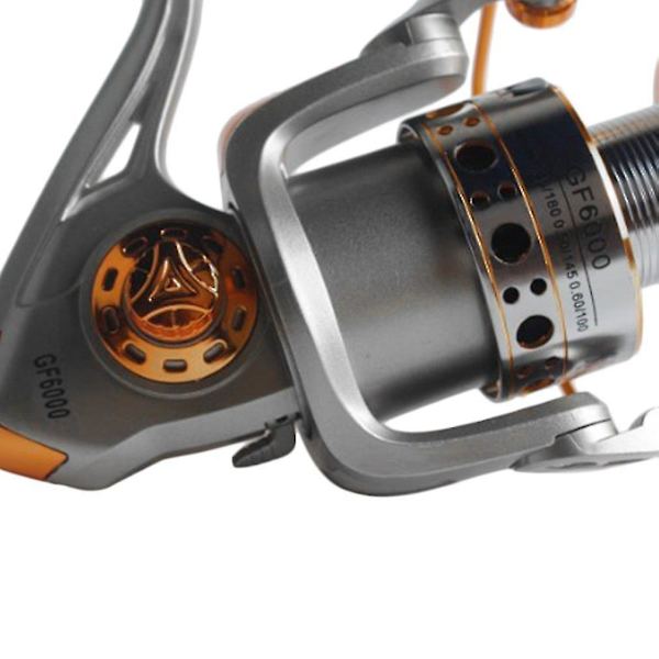 Full Aluminium Fiske Spin Rulle 5.2:1 Fiske Rulle Spinner