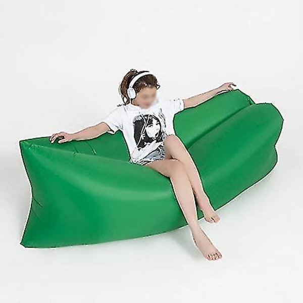 Oppblåsbar Lounger Sofa Utendørs Foldbar Luftmadrass Reise
