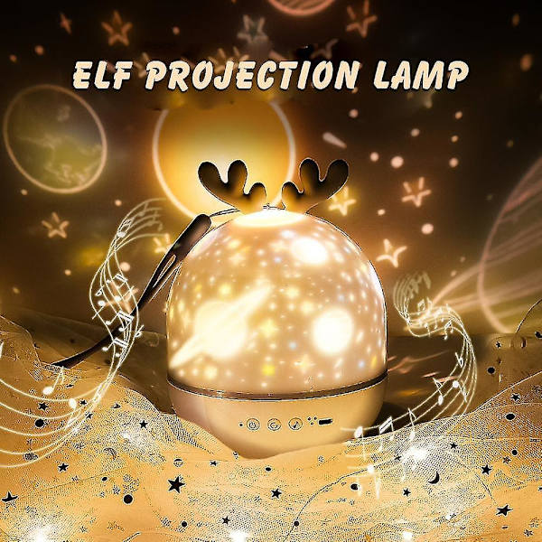 LED-projektor nattlampa present fjärrkontroll