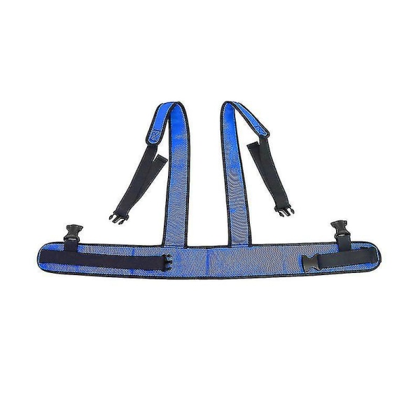 Starlight-rullestol, justerbar rullestolfestebeltebelte, sklisikkert pustende, elastisk sikkerhetsbelte for rullestol (blå)-yuhao