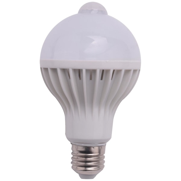 E27 LED-pære med bevegelsessensor Lys LED PIR bevegelsessensor Lampe Globe Pære Lys Lampe, 9w