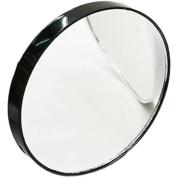 Bärbar Förstorings Spegel Sminkglas 8,8cm 2 Sugkoppar.