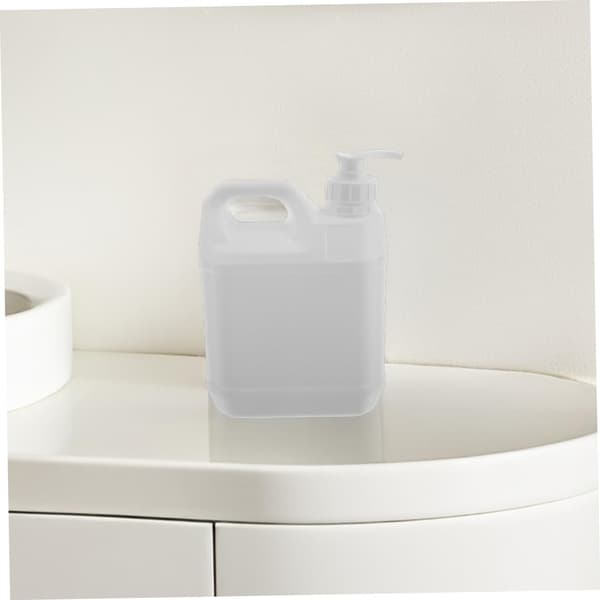 3 stk. påfyllbar plastpumpeflaskedispenser for oppbevaring av væskebeholder
