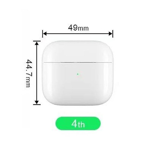 Tws Pro 4 Langattomat Bluetooth-kuulokkeet Melunvaimennuskuulokkeet Stereo Urheilu Mini-kuulokkeet Handsfree-puhelut Kuulokkeet Mikrofonilla -yuhao White