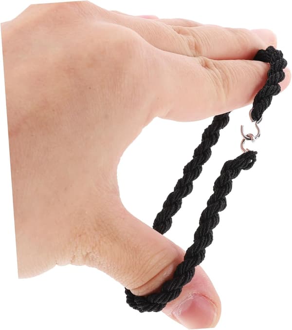 10 stk. elastiske buksebenstropper for utendørs bruk, ankelstropper i nylon