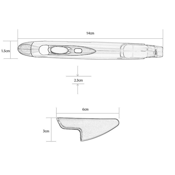 Mini 2.4GHz Trådlös Optisk Pennmus Justerbar