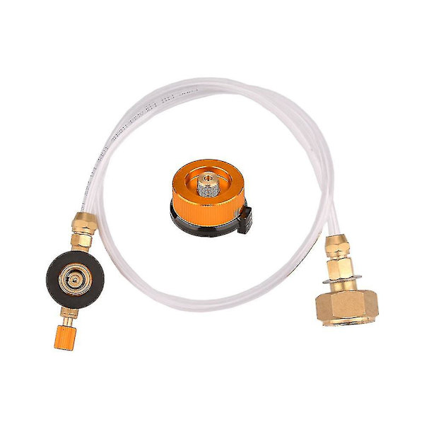 Gasblus Propangasfyldningsadapter Lpg Flad Cylinder Tank Kobling Beholder Adapter Til Campingblus Wuqx