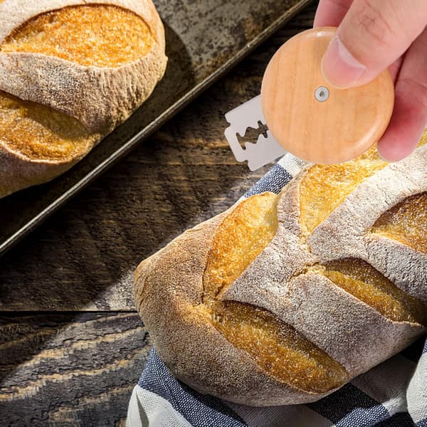 Leipaleikkurisarja Keittiöleikkuri Leivänleikkuuleikkuri 7 tuumaa
