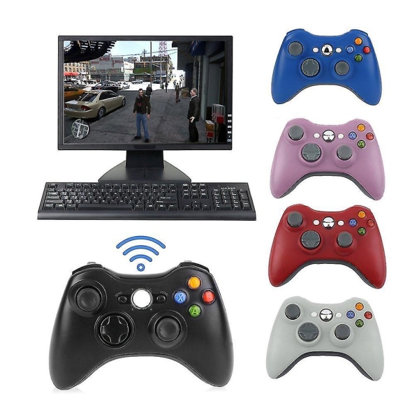 Bluetooth-kontroller Joystick for Xbox 360