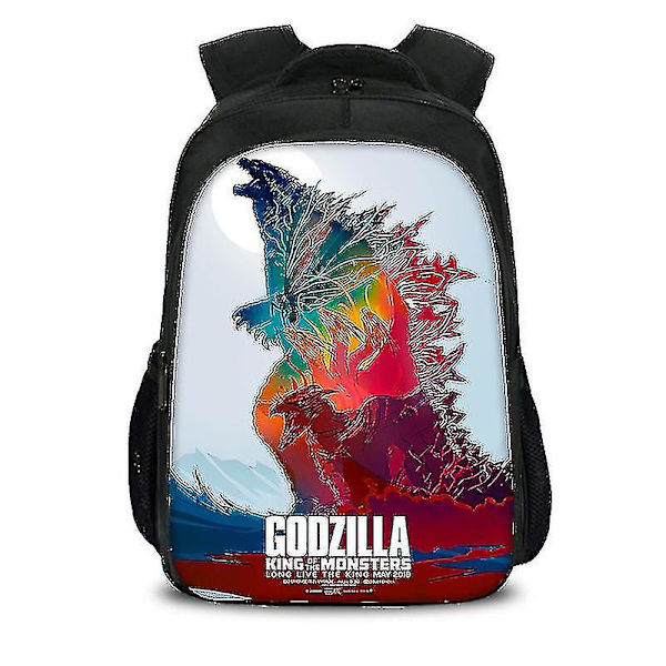 Godzilla Dinosaur Monster Skoletaske Skulder Computer Rygsæk Stor Kapacitet-r style5
