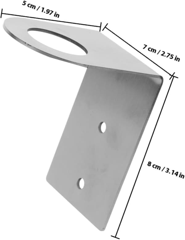 Såpedispenserholder Allsidig Kompatibilitet med Plassbesparende Design og 2 stk