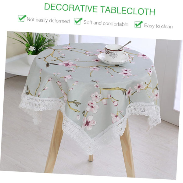 110x110cm Dekorativ Duk Elegant Bordsduk för Bröllopsfest