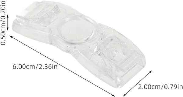 4 stk universelle plastspenner for svømmebriller, erstatningsknapper