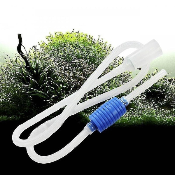 Akvarium Vannbytter Vakuumpumpe Semi-automatisk Sandvask
