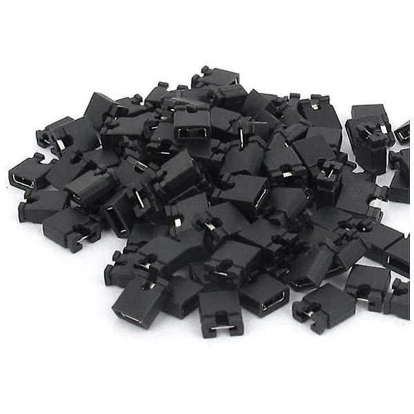 120 stk. 2,54 mm Standard PCB Shunts Korte Mini Jumper Cap Connector