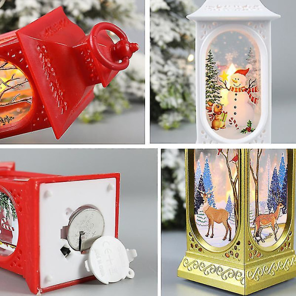 Julenissen 2023 Snømann Lantern juledekor gaver