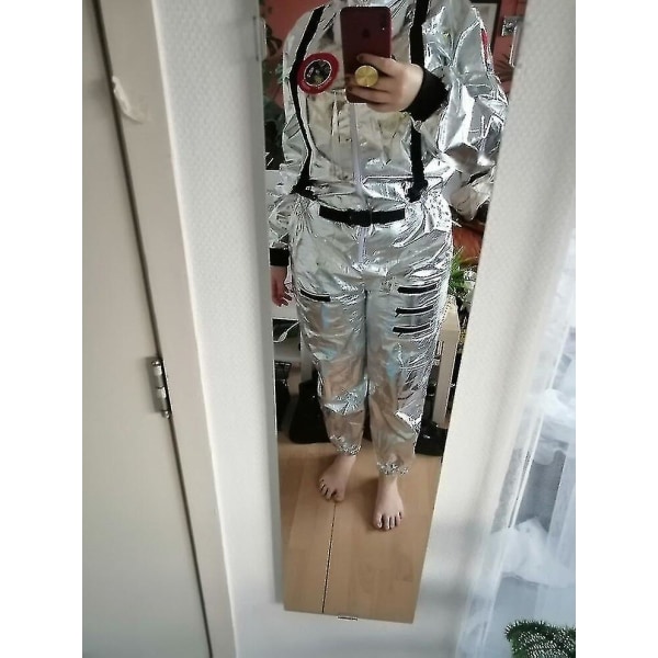 Astronaut Kostym Rymddräkt Rompers Vuxen Halloween Party