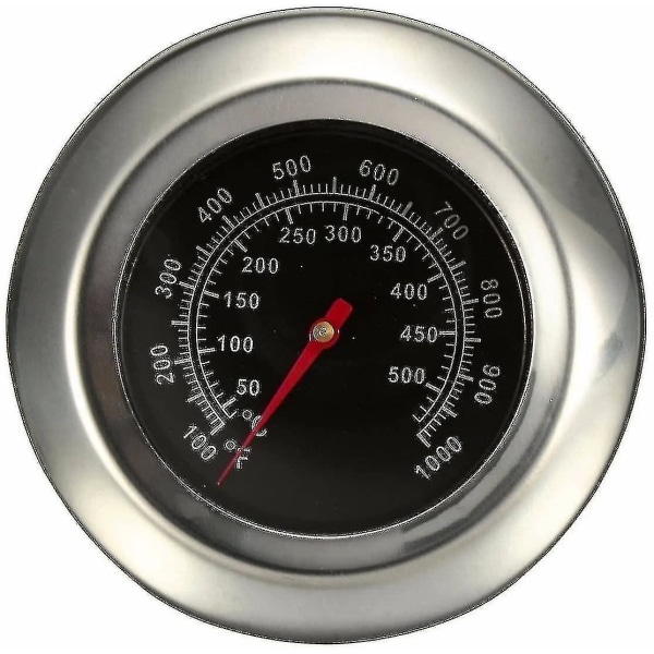 Termometer for grill i rustfritt stål, grilltermometer