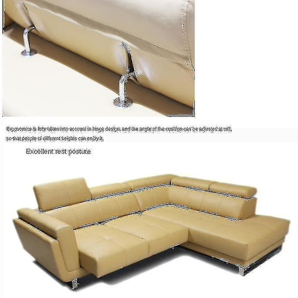 2 stk. Sofa Justerbar Højde Vinkel Hardware Sofa Hovedgærde Klik Mekanisme Multifunktionel Justerbarhængsel 90 -t