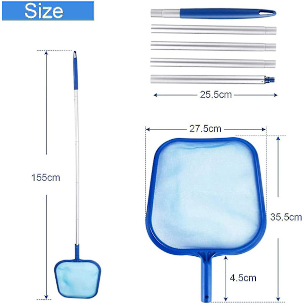 Pool Net Pool Sheets Affaldsrensning Skimmer Net