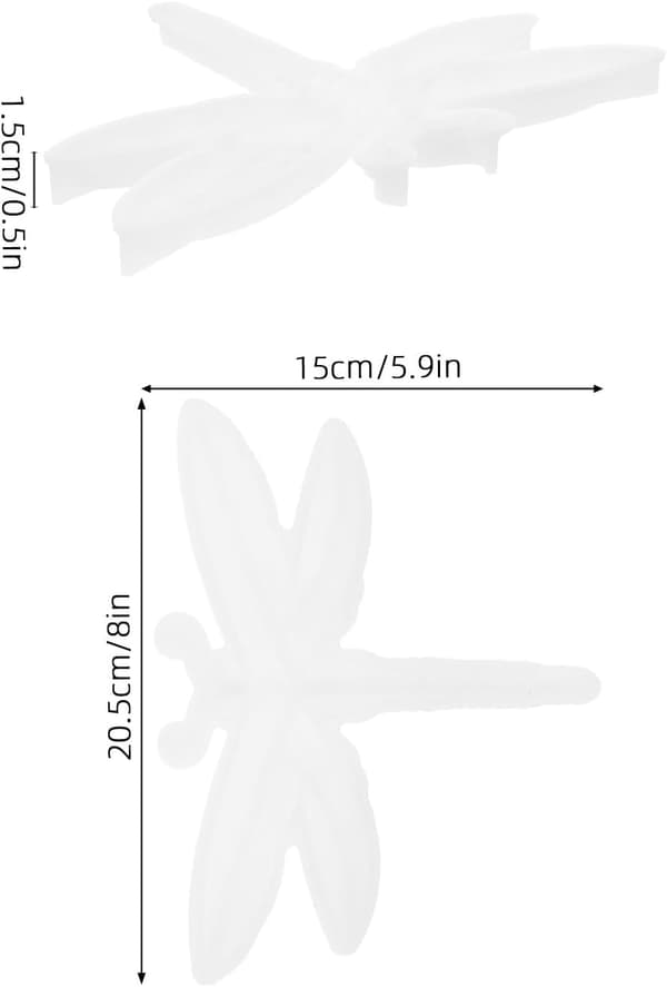 2 stk. 3D guldsmed silikoneharpiksforme præget epoxy støbeform
