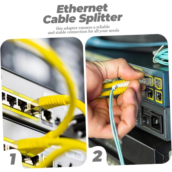 Netværks Splitter Adapter Ethernet Splitter Ethernet Splitter Internet Splitter