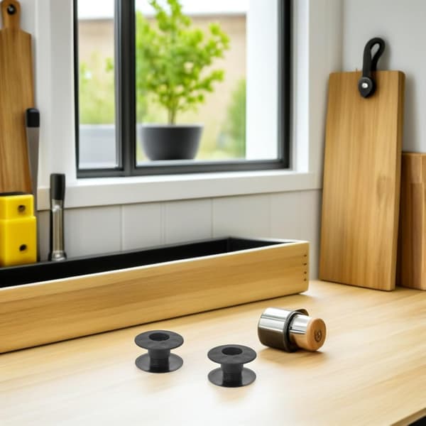 16 stk. sorte plastik bordfodboldbøsninger og bordfodboldstangslejer reservedele
