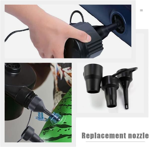 6 stk. plastluftpumpedyser til oppustelig luftmadras kompatibel