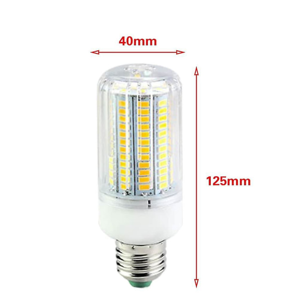 6 stk 20 W LED Maislamper 2000 Lm E14 B22 E26 E27 T 144 LED-perler