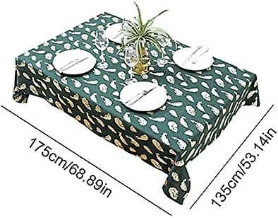 Juledukservise i Polyester, Rektangulær, Flekkbestandig