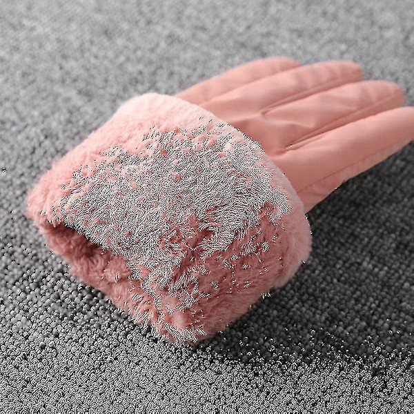 Lämpimät talvikäsineet fleece-kosketusnäytöllä ulkokäyttöön, solmio