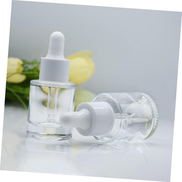 10 st glasflaskor för lotion, förvaring av eteriska oljor, påfyllningsbar läckagesäker design för resor