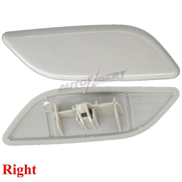 2x Front Bumper Strålkastartvättmunstycke Skydd för Mazda 3 Axela Bn Bm 2014-2016 Strålkastare Spraymunstycke Oprimat Lock Biltillbehör Right