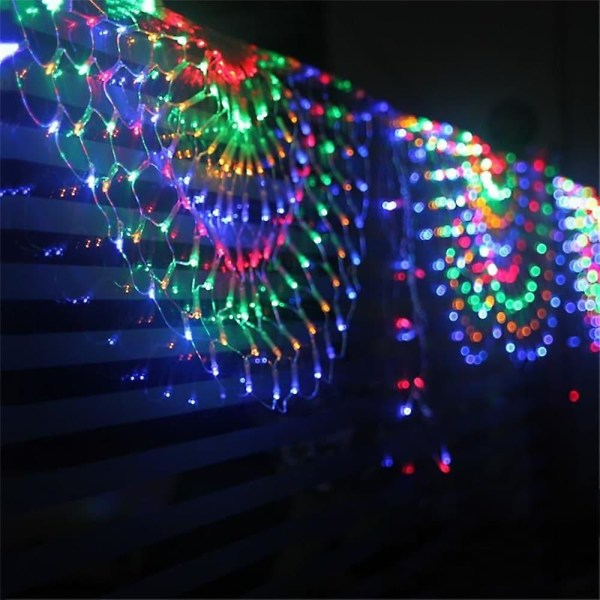 3,5m 3xPeacock Mesh Net Led Lysstreng Fleksibel