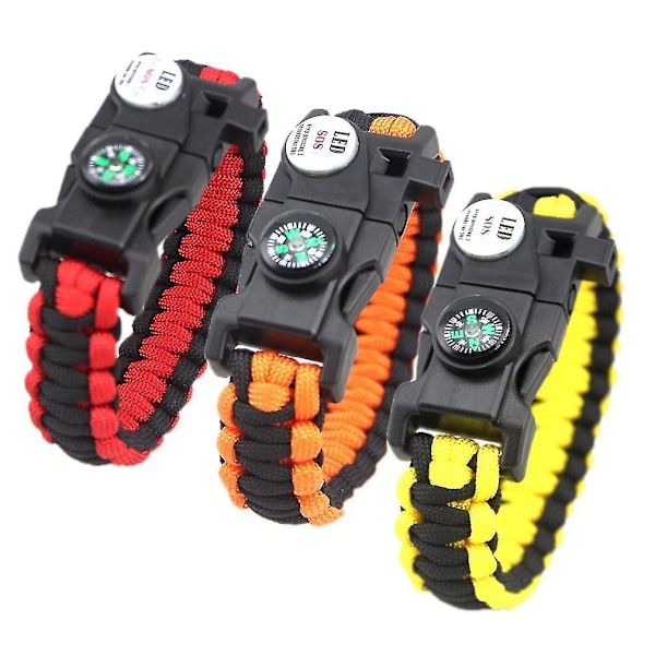 Emak 20-i-1 Vanntett SOS LED Camping- og Turarmbånd