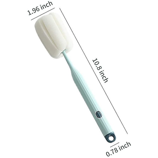 2 st Mjuka Mjölkflaskborste - Mjuk och Lätt att Rengöra, Tar Effektivt Bort Fläckar
