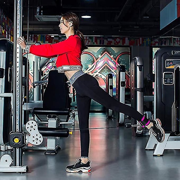 1 Par Ankelstropper for Kabelmaskin Kickbacks, Glute Trening