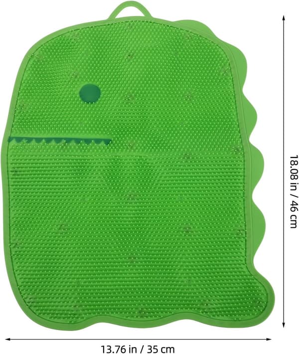 Badeværelsesmassagemåtte til fødder Dinosaurdesign Fodskrubbemåtte