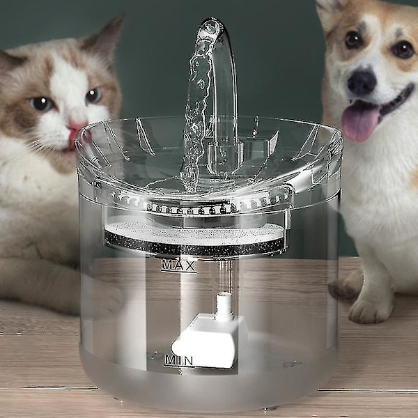 Automatisk Kattvattenfontän 2l Valp Kattvattenfontän-liuyue